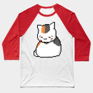 Nyanko-sensei Pixel Art Baseball T-Shirt